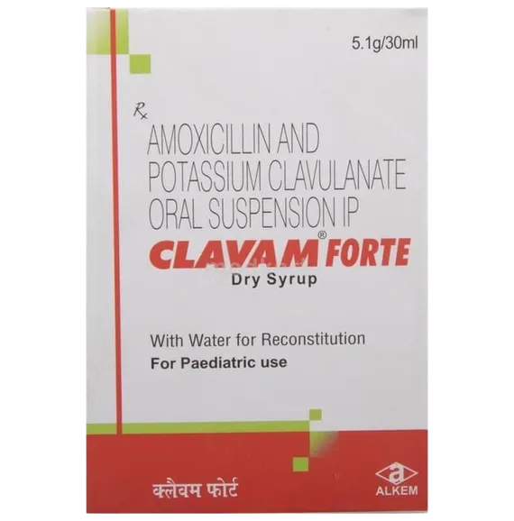 clavam forte dry syrup 30 ml